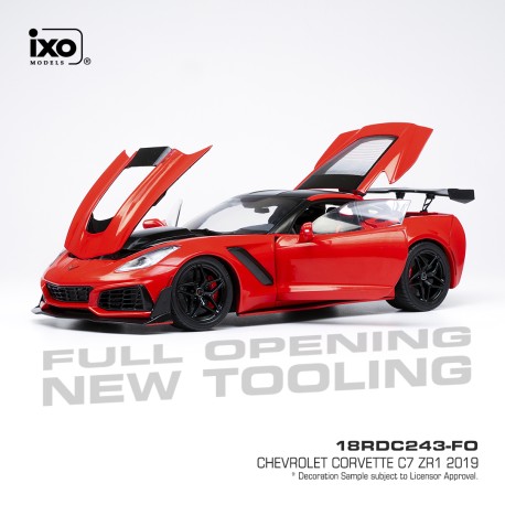 Chevrolet Corvette C7 ZR1 2019 Red IXO 18RDC243-FO