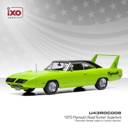 Plymouth Road Runner Superbird 1970 Light Green IXO U43RDC008