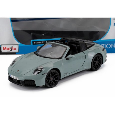 Porsche 911 992-2 Targa 4 GTS Hybrid 2024 Light Green Maisto 31470GR