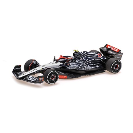 Alpha Tauri AT04 22 Yuki Tsunoda F1 Las Vegas 2023 Minichamps 417232222