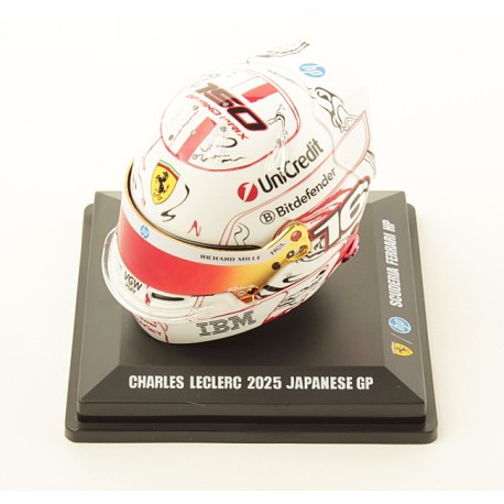 Casque Helmet 1/5 Charles&nbsp;Leclerc F1 Japon 2025 150th GP Looksmart LSHEL012