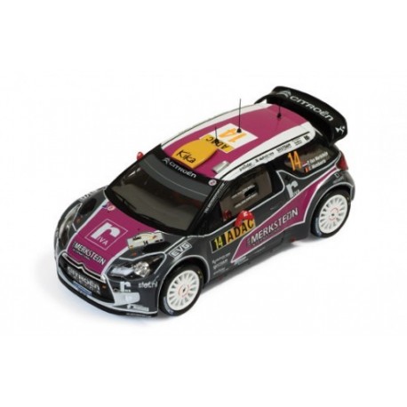 Citroen DS3 WRC 14 Rallye d'Allemagne 2011 Van Merksteijn Mombaerts IXO RAM480