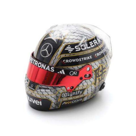 Casque Helmet 1/5 George Russell Mercedes F1 Chine 2025 Spark 5HF199