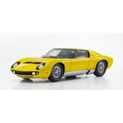 Lamborghini Miura P400 1968 Yellow Silver Kyosho 08314Y