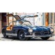 Mercedes Benz 300SL Coupe Gullwing W198 1954 Blue Norev 183852