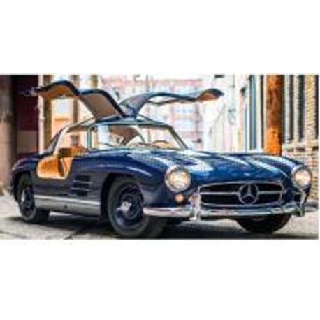 Mercedes Benz 300SL Coupe Gullwing W198 1954 Blue Norev 183852