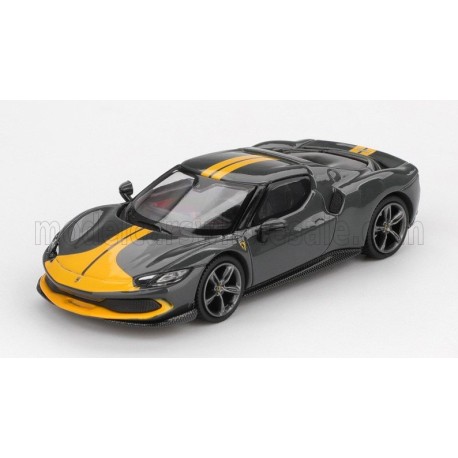 Ferrari 296 GTB Assetto Fiorano 2024 Grey Yellow BBR BBRFER64007