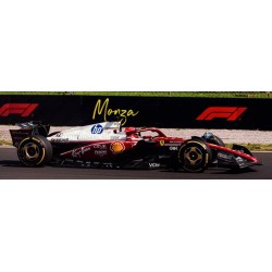 Ferrari SF-25 with showcase 16 Charles Leclerc F1 Italie Monza 2025 Bburago BU16822MON-16-HC