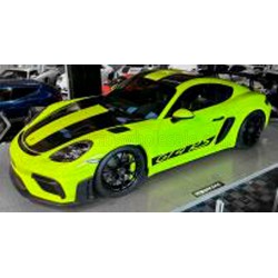Porsche 718 Cayman GT4 RS Weissach Package Coupe 2024 Acid Green Black Solido S4318801