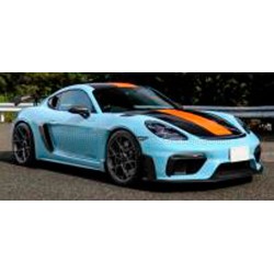 Porsche 718 Cayman GT4 RS Coupe 2024 Light Blue Orange Solido S4318802