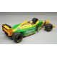 Benetton Ford B193 with driver Michele Alboreto F1 Test Barcelone 1993 Tecnomodel TMD18-465A