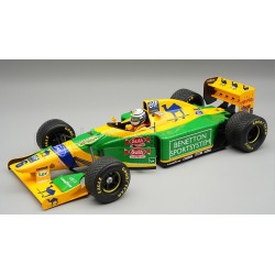 Benetton Ford B193 with driver 6 Riccardo Patrese F1 3rd Angleterre 1993 Tecnomodel TMD18-465C