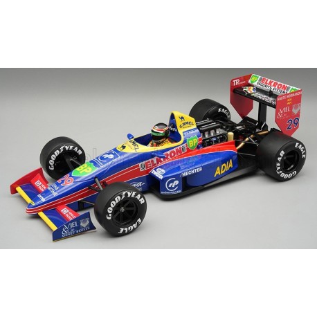 Larrousse Lola Ford LC88 with driver 29 Aguri Suzuki F1 Japon 1988 Tecnomodel TMD18-469A