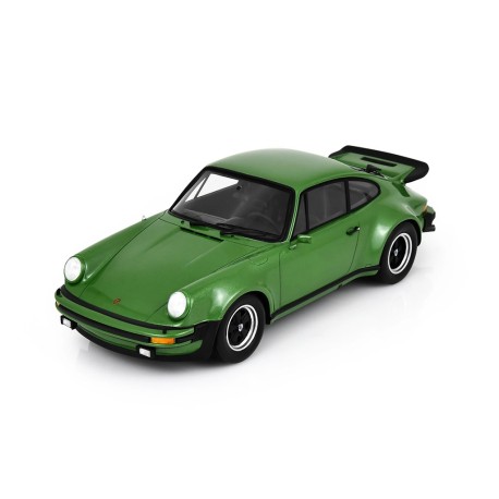 Porsche 930 Turbo 3.0 1975 Green metallic Interior black Spark 18S1084