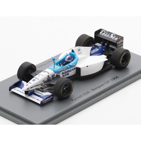 Tyrrell 024 18 Ukyo Katayama F1 Belgique 1996 Spark S6978