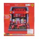 Ferrari SF24 Diorama Garage Pit-Stop 55 Carlos Sainz F1 2024 Bburago 18-36862-S