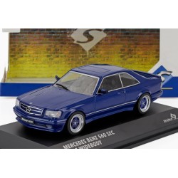 Mercedes Benz 560SEC AMG C126 Wide Body 1990 Pearl Blue Solido S4310907