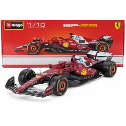 Ferrari SF25 16 Charles Leclerc F1 2025 Bburago BU16816-L