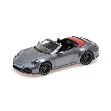 Porsche 911 992.2 Carrera GTS Cabriolet 2024 Grey Metallic Minichamps 410064132