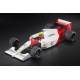 McLaren&nbsp;Honda MP4/6 with driver 1 Ayrton Senna F1 Winner Monaco 1991 GP Replicas GP12-29BWD