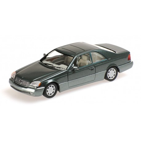 Mercedes-Benz 600 SEC Coupe C140 1992 Verte Minichamps 430032604