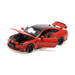 BMW M4 2024 Red Metallic Minichamps 110020140