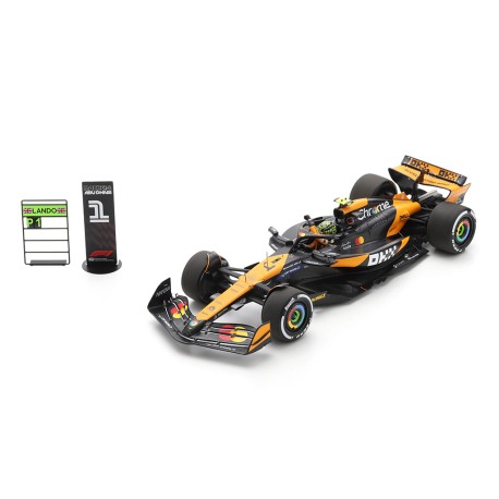 McLaren Mercedes MCL38 4 Lando Norris F1 Winner Abu Dhabi 2024 Spark 18S665