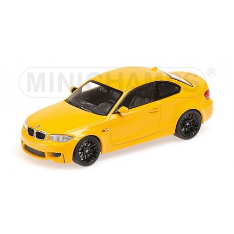 BMW 1er Coupe 2011 Jaune Minichamps 410020027