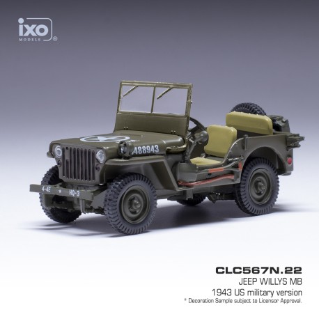 Jeep Willys MB 1943 Olive IXO CLC567