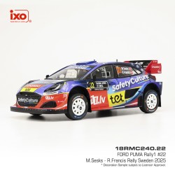 Ford Puma Rally1 22 Rallye de Suède 2025 M. Sesks - R. Francevic IXO 18RMC240