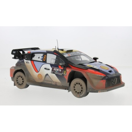 Hyundai i20 N Rally1 8 Safari Rallye du Kenya 2025 O. Tanak - M. Jarveoja IXO 18RMC247A