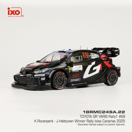 Toyota GR Yaris Rally1 69 Rallye des Iles Canaries 2025 K. Rovanpera - J. Halttunen IXO 18RMC249A