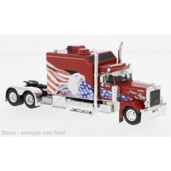 Peterbilt 379 Custom 2002 red decorated IXO 64TR016A