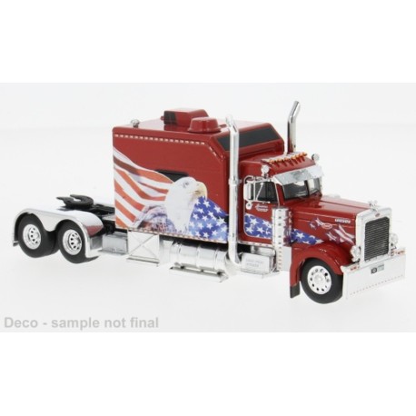 Peterbilt 379 Custom 2002 red decorated IXO 64TR016A