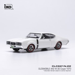 Oldsmobile 442 W-30 1970 white IXO CLC621N