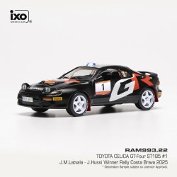 Toyota Celica GT 4 Turbo ST 185 97 Rallye Costa Brava 2025 J.M. Latvala / J. Hussi IXO RAM993