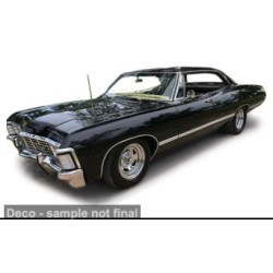 Chevrolet Impala Sport Sedan 1967 black IXO U43RDC013