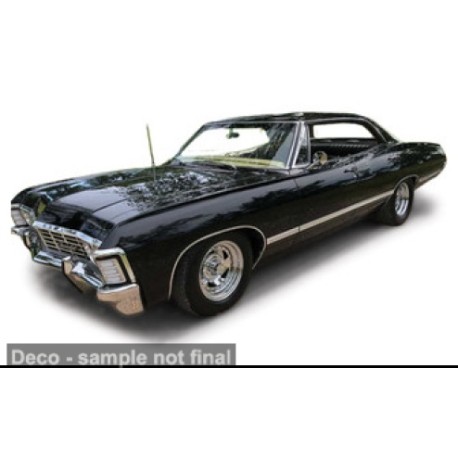 Chevrolet Impala Sport Sedan 1967 black IXO U43RDC013