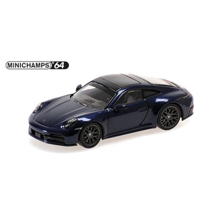 Porsche 911 992.2 Carrera 2025 Blue Metallic Minichamps 640064022