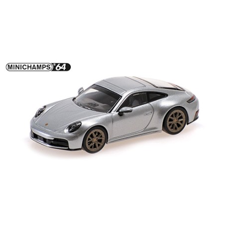 Porsche 911 992.2 Carrera 2025 Silver Minichamps 640064024