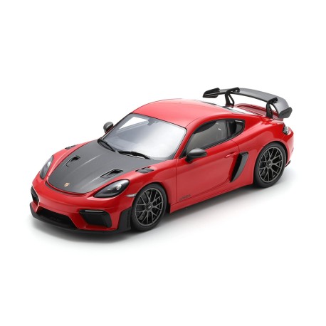 Porsche 718 Cayman GT4 RS 2024 Guards Red with Weissach Package Spark 12S063