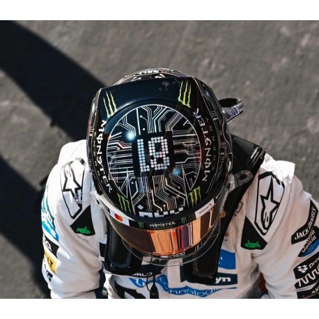 Casque Helmet 1/5 Oscar Piastri McLaren F1 USA Austin 2025 Spark 5HF230