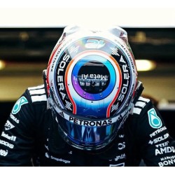 Casque Helmet 1/5 Kimi Antonelli Mercedes F1 USA Austin 2025 Spark 5HF232