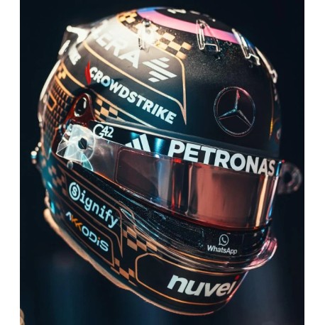 Casque Helmet 1/5 George Russell Mercedes F1 Las Vegas 2025 Spark 5HF236