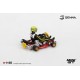 Kart Formule K 9 Ayrton Senna Championnat du Monde de Karting 1981 Truescale MGT01155L