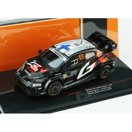 Toyota Yaris GR Hybrid Rally1 69 4th Rallye Monte Carlo 2025 Kalle Rovanpera - Jonne Halttunen IXO RAM972C