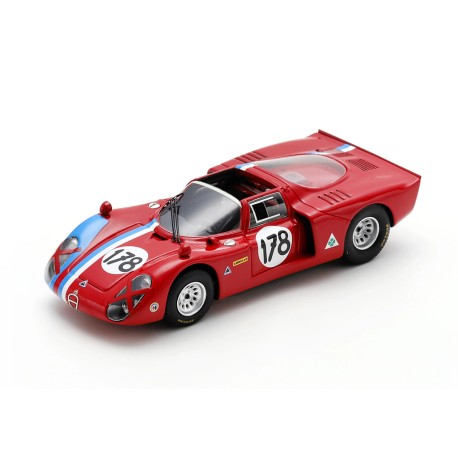 Alfa Romeo T33-2 178 5th Targa Florio 1968 A. Pilette - R. Slotemaker Spark SI035