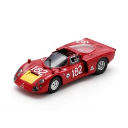 Alfa Romeo T33-2 182 6th Targa Florio 1968 G. Baghetti - G. Biscaldi Spark SI036