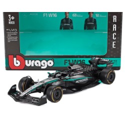 Mercedes AMG W16 63 George Russell F1 2025 Bburago BU38237-R