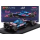 Alpine Renault A525 with driver and showcase 43 Franco Colapinto F1 2025 Bburago BU38258-C